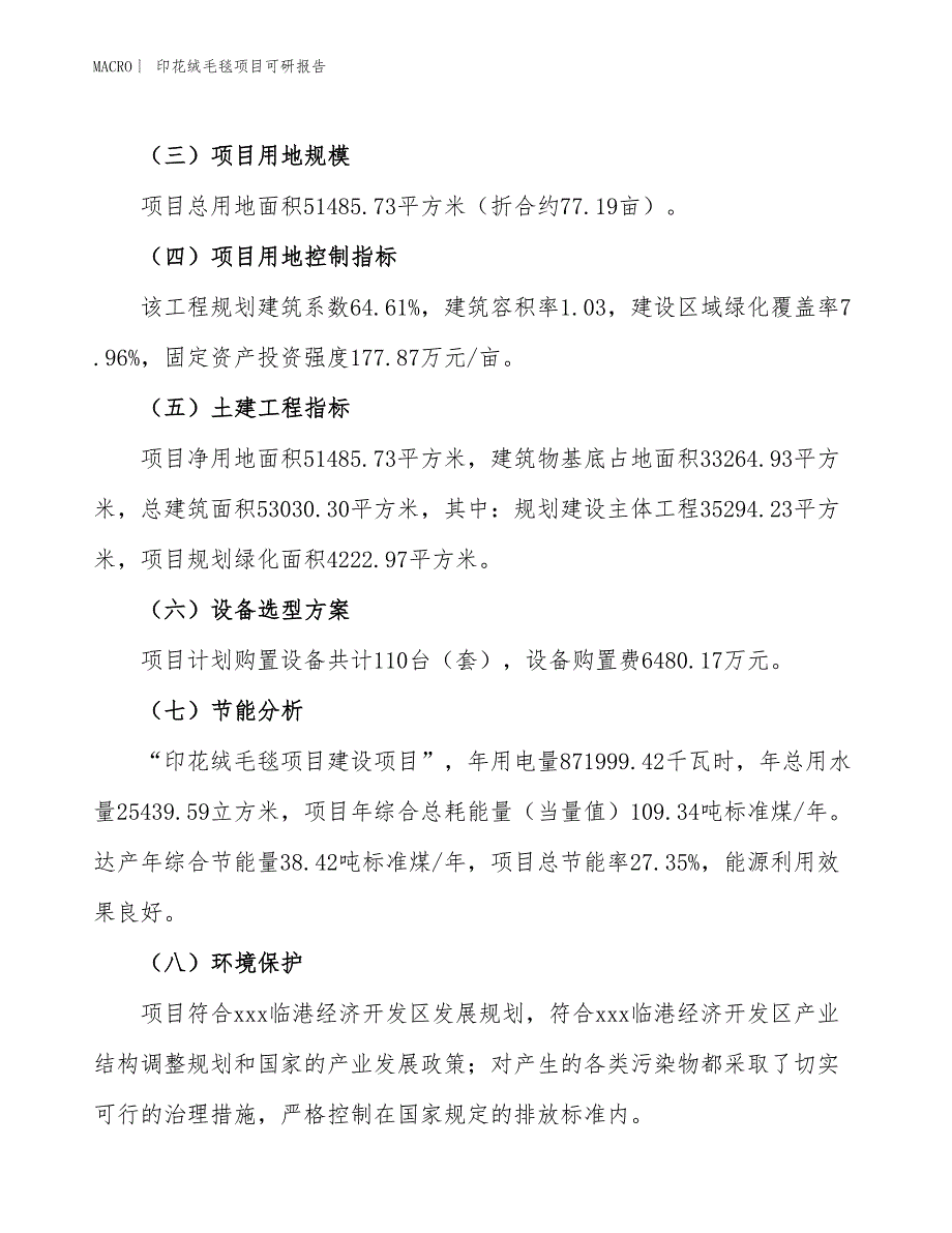 印花绒毛毯项目可研报告_第3页