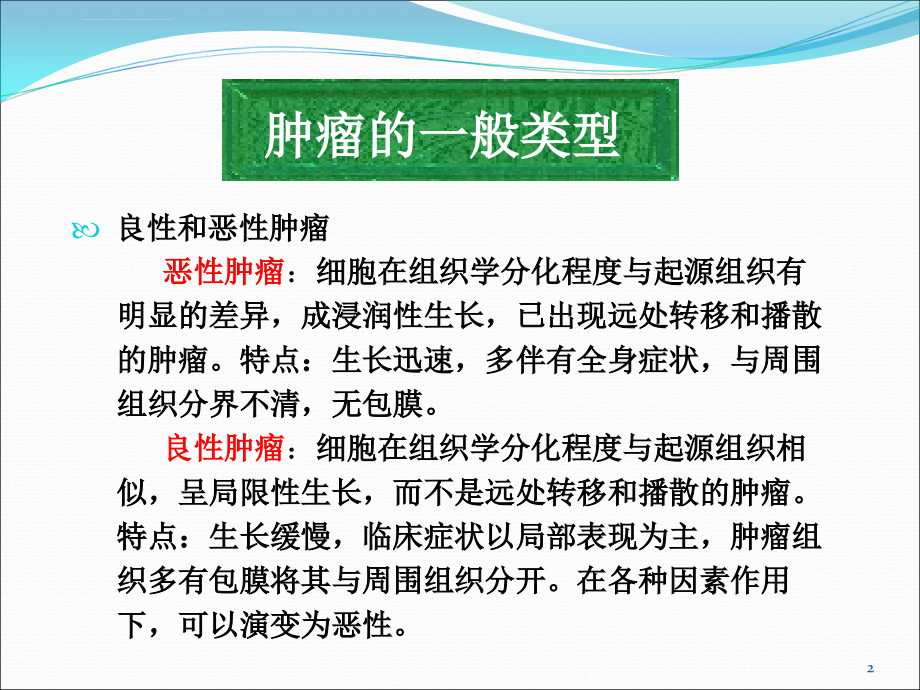 贾慧民肿瘤的分类与分期模板_第2页