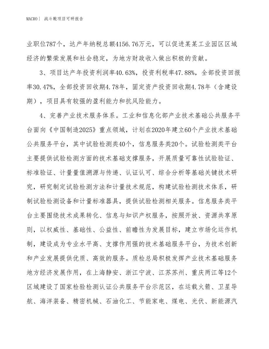 战斗靴项目可研报告_第5页