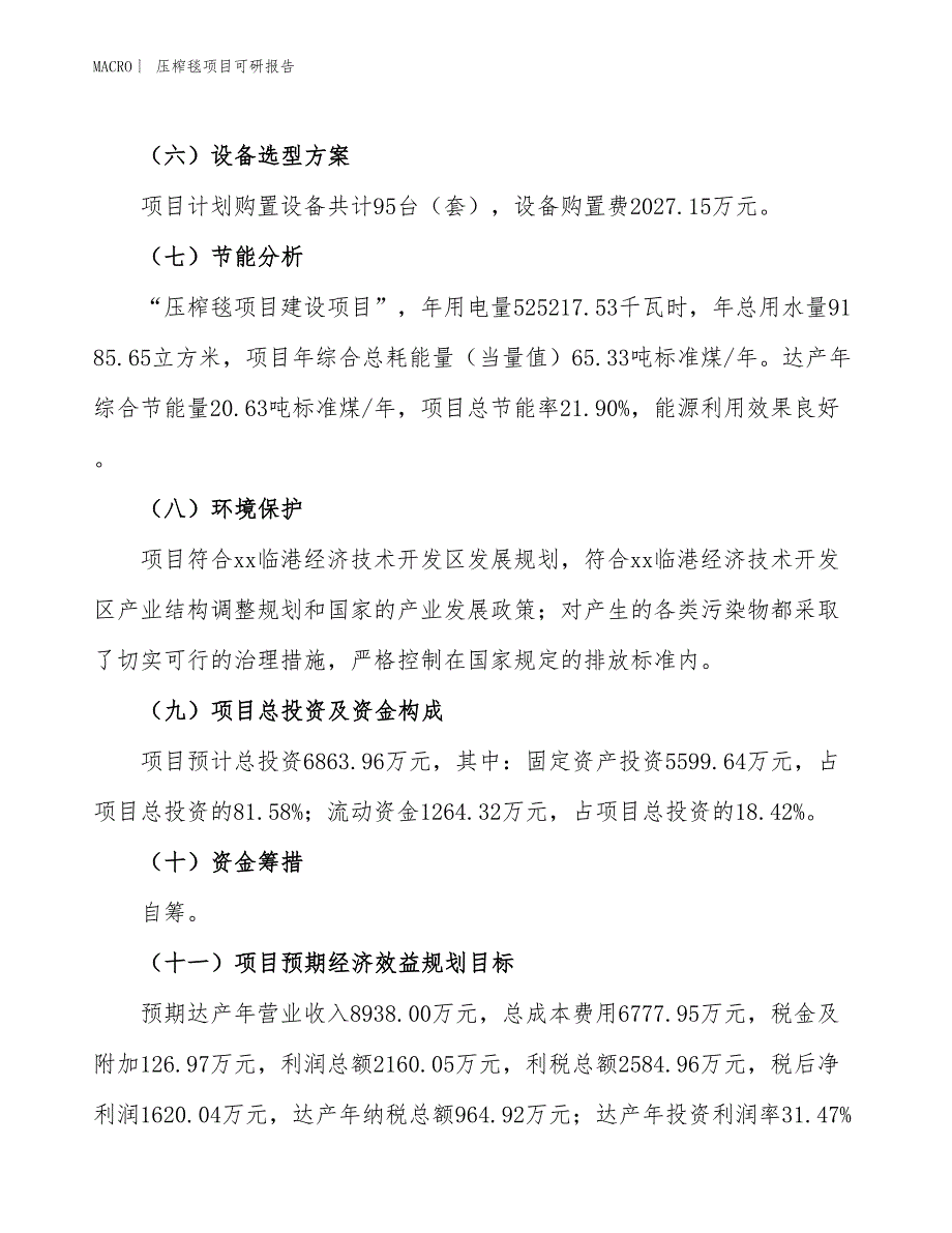 压榨毯项目可研报告_第3页