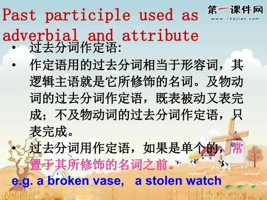 人教课标高二英语必修五：Unit3 Life in the future Grammar课件_第5页