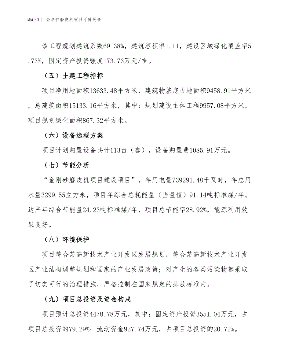 金刚砂磨皮机项目可研报告_第3页