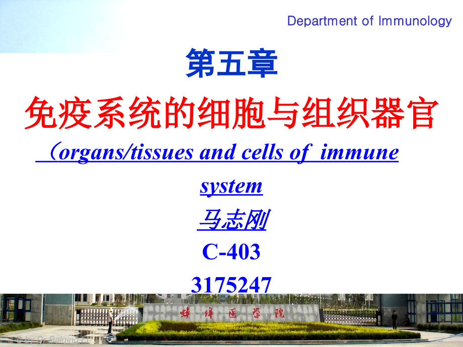 医学免疫学免疫器官和免疫细胞pt课件_第1页