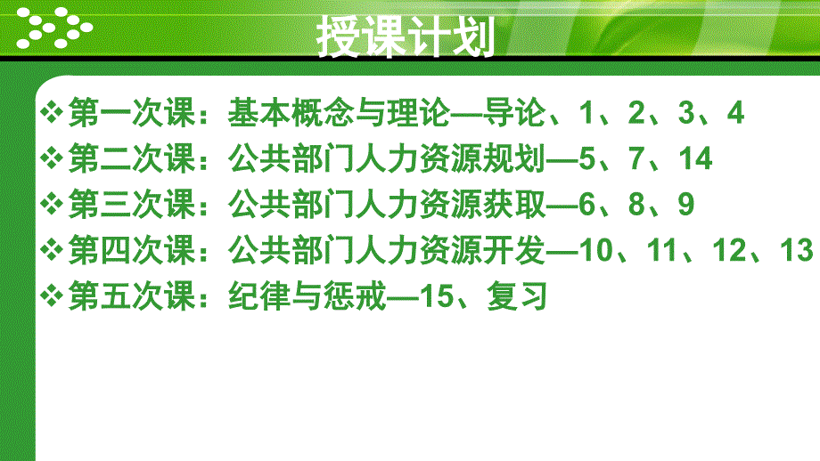 公共部门人力资源管理课件资料_第1页