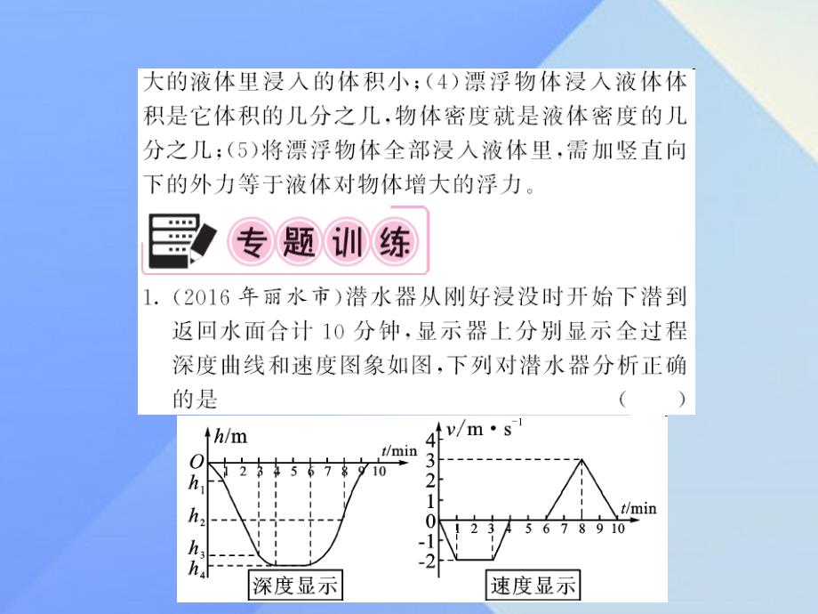 中考物理总复习 小专题二 压强、浮力的综合计算课件 新人教版1_第4页