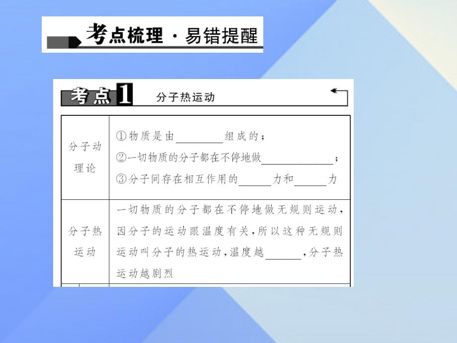 中考物理总复习 第十五讲 内能及其利用课件3_第2页