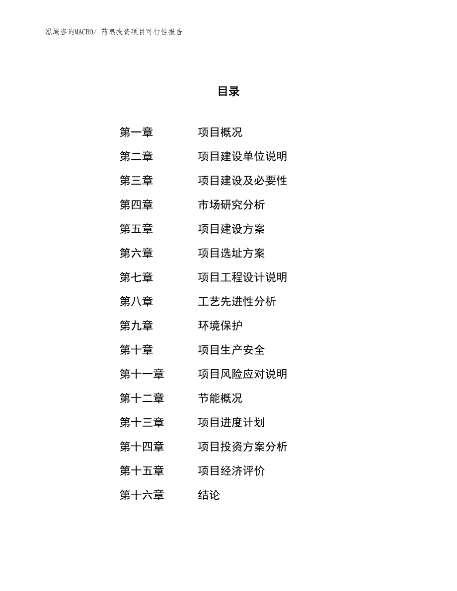 药皂投资项目可行性报告(总投资6126.79万元)_第1页