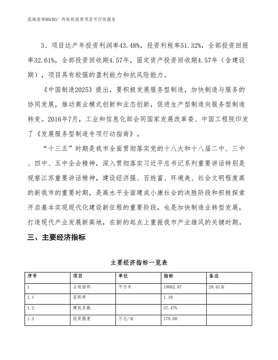 肉松机投资项目可行性报告(总投资6807.92万元)_第5页