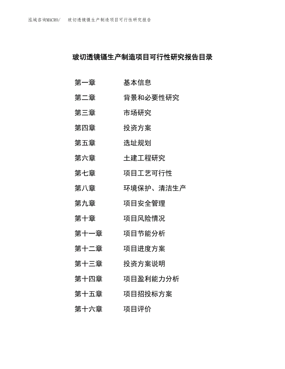 玻切透镜镊生产制造项目可行性研究报告_第3页