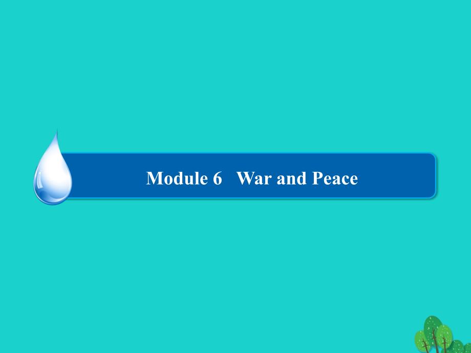 高中英语 Module 6 War and Peace Sections Ⅱ Grammar课件 外研版选修61_第1页