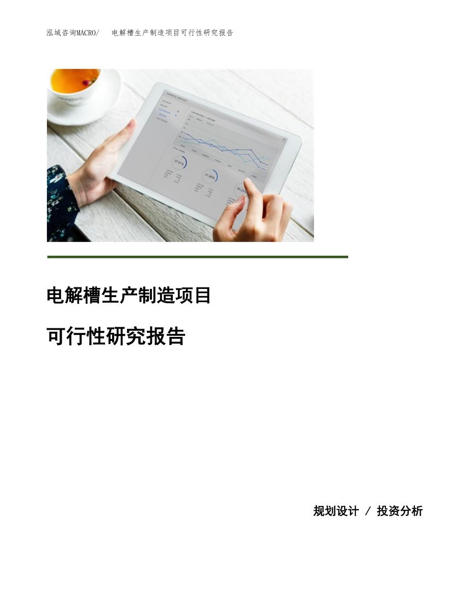 电解槽生产制造项目可行性研究报告_第1页