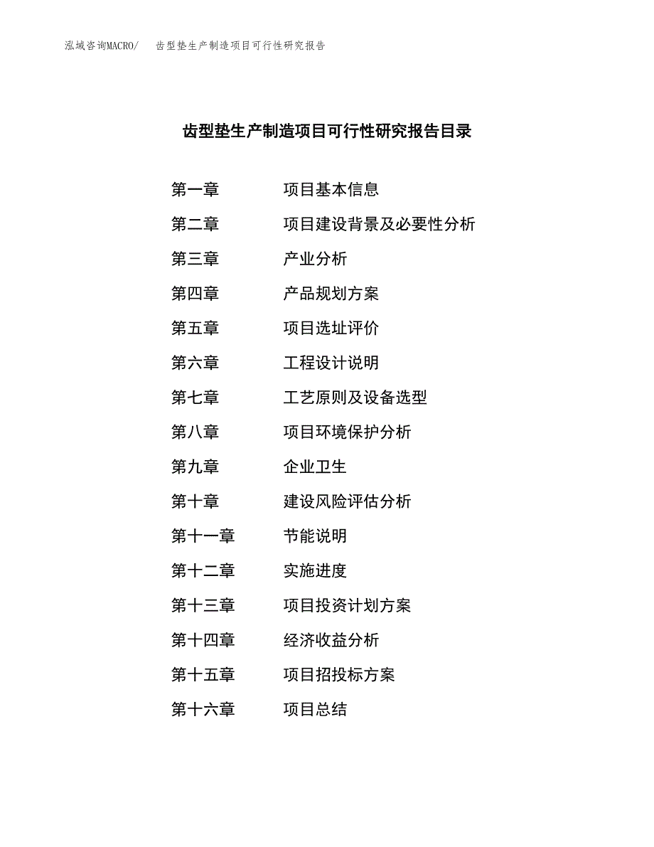 齿型垫生产制造项目可行性研究报告 (1)_第3页