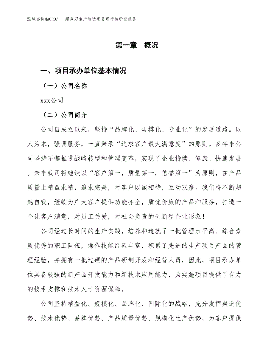 超声刀生产制造项目可行性研究报告_第4页