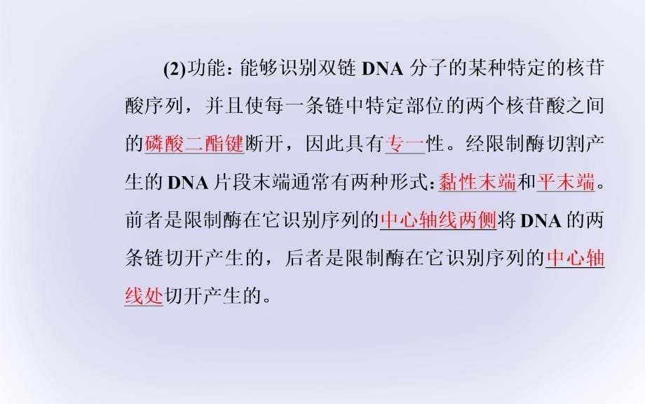 高中生物 专题1 1_1 DNA重组技术的基本工具课件 新人教版选修3_第5页