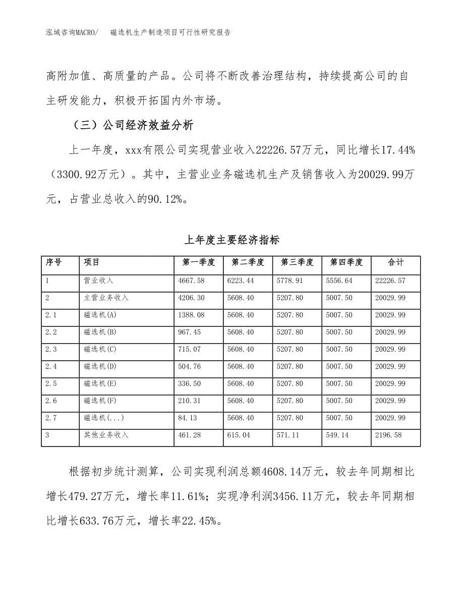 磁选机生产制造项目可行性研究报告 (1)_第5页