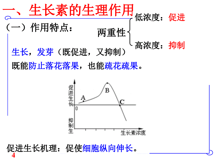 植物的激素调节生长素的生理作用课件_第4页