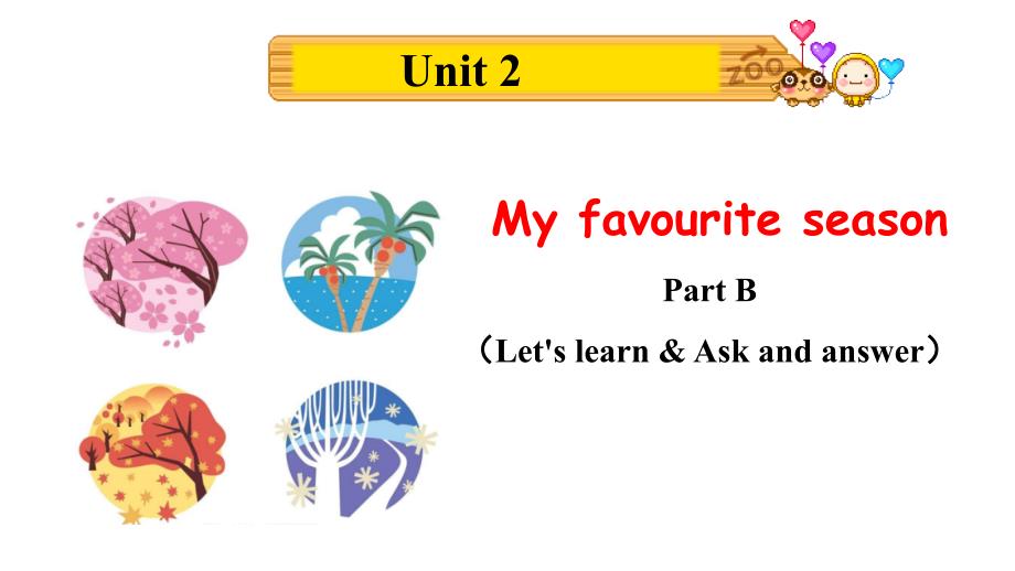 【PEP】五年级下英语Unit2《Part B Let's learn & Ask and answer》优质课课件_第1页