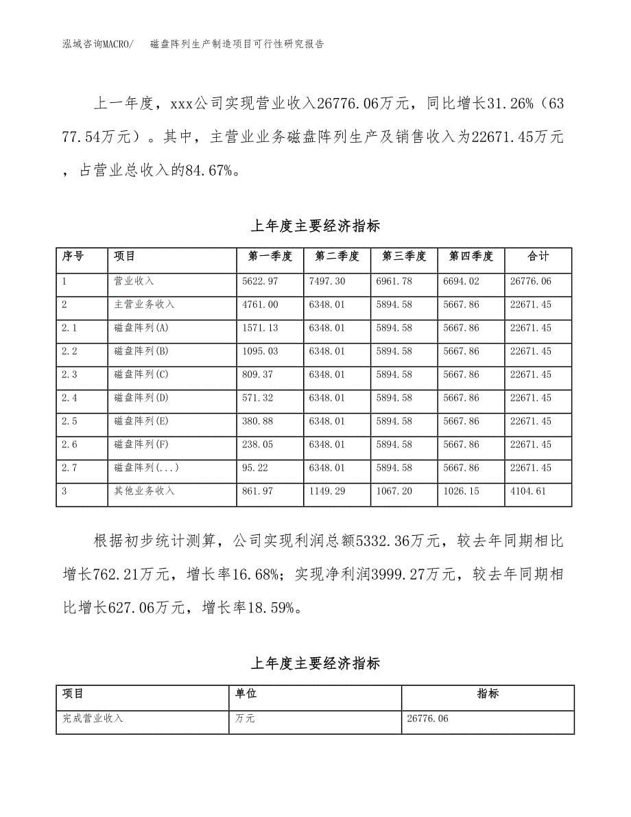 磁盘阵列生产制造项目可行性研究报告_第5页