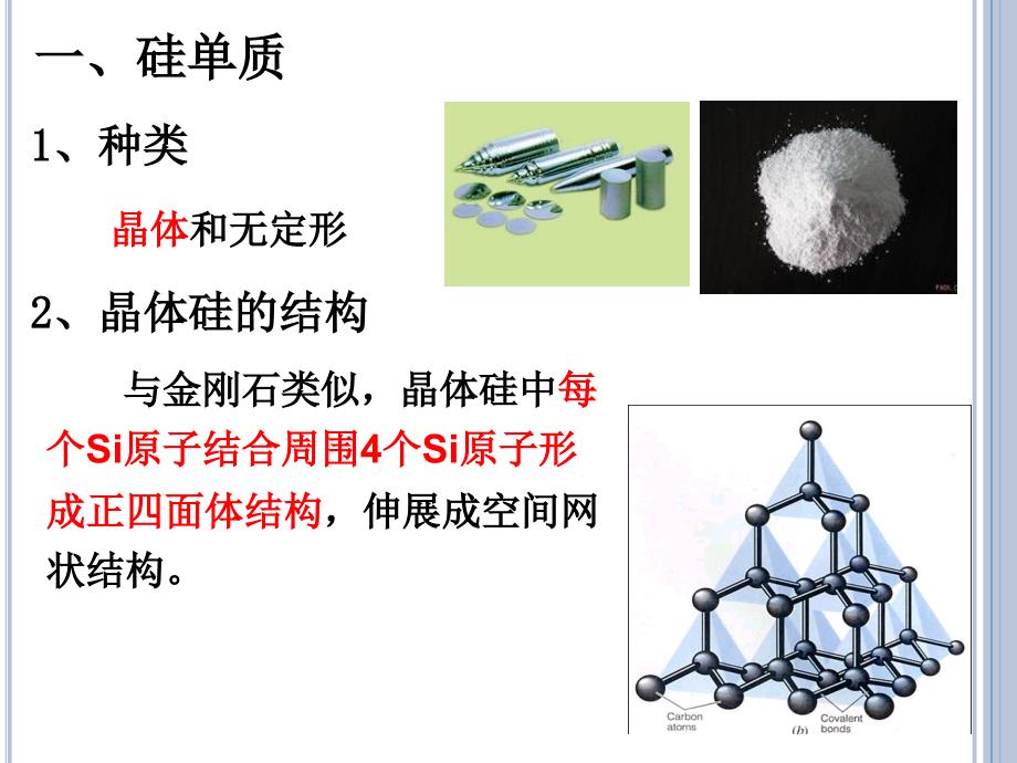2017-2018学年人教版必修1无机非金属材料的主角——硅第1课时课件(21张)_第4页