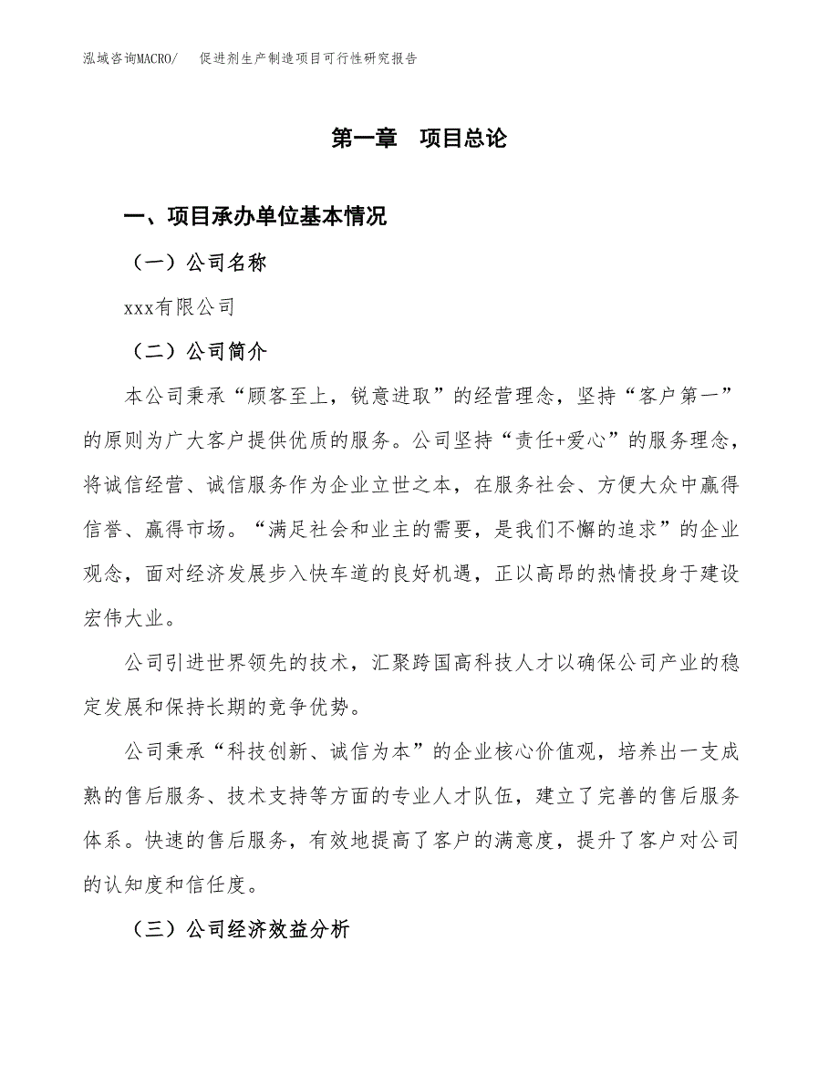 促进剂生产制造项目可行性研究报告 (1)_第4页