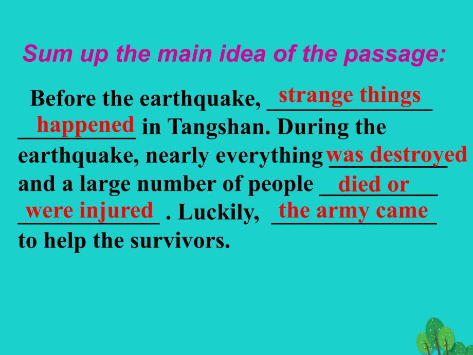 高中英语 Unit 4 Earthquakes Section Two Language Points2课件 新人教版必修1_第3页