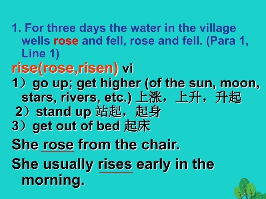 高中英语 Unit 4 Earthquakes Section Two Language Points2课件 新人教版必修1_第5页