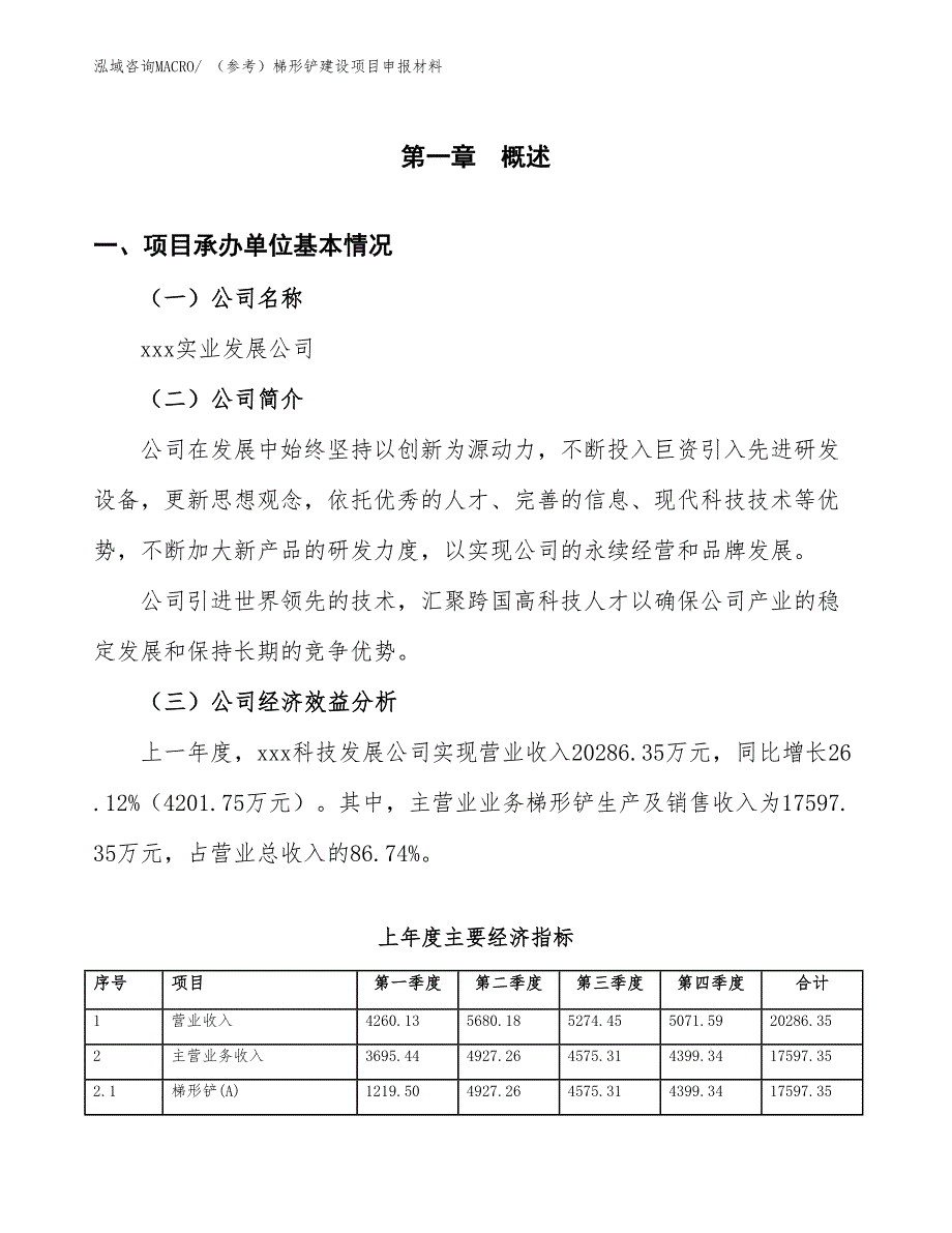 （参考）梯形铲建设项目申报材料_第4页