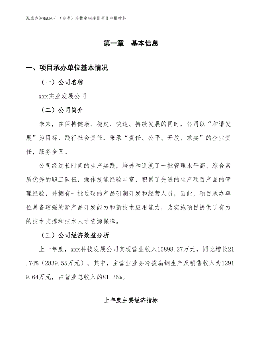 （参考）冷拔扁钢建设项目申报材料_第4页