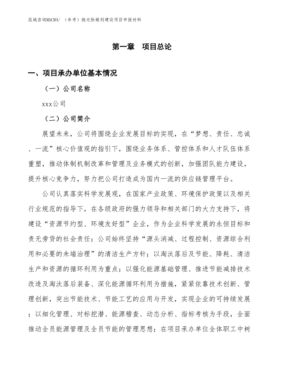 （参考）抛光除蜡剂建设项目申报材料_第4页