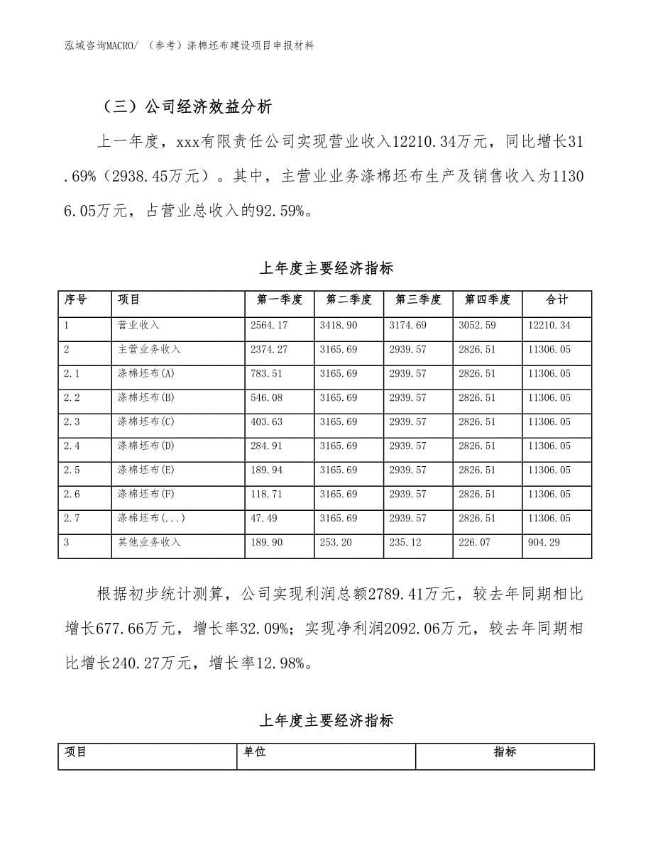 （参考）涤棉坯布建设项目申报材料_第5页