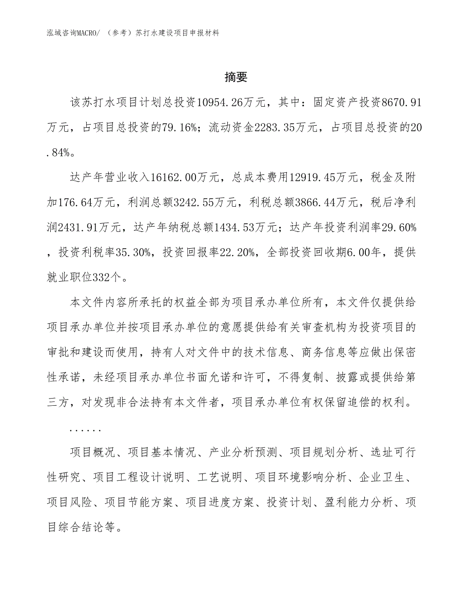 （参考）苏打水建设项目申报材料_第2页