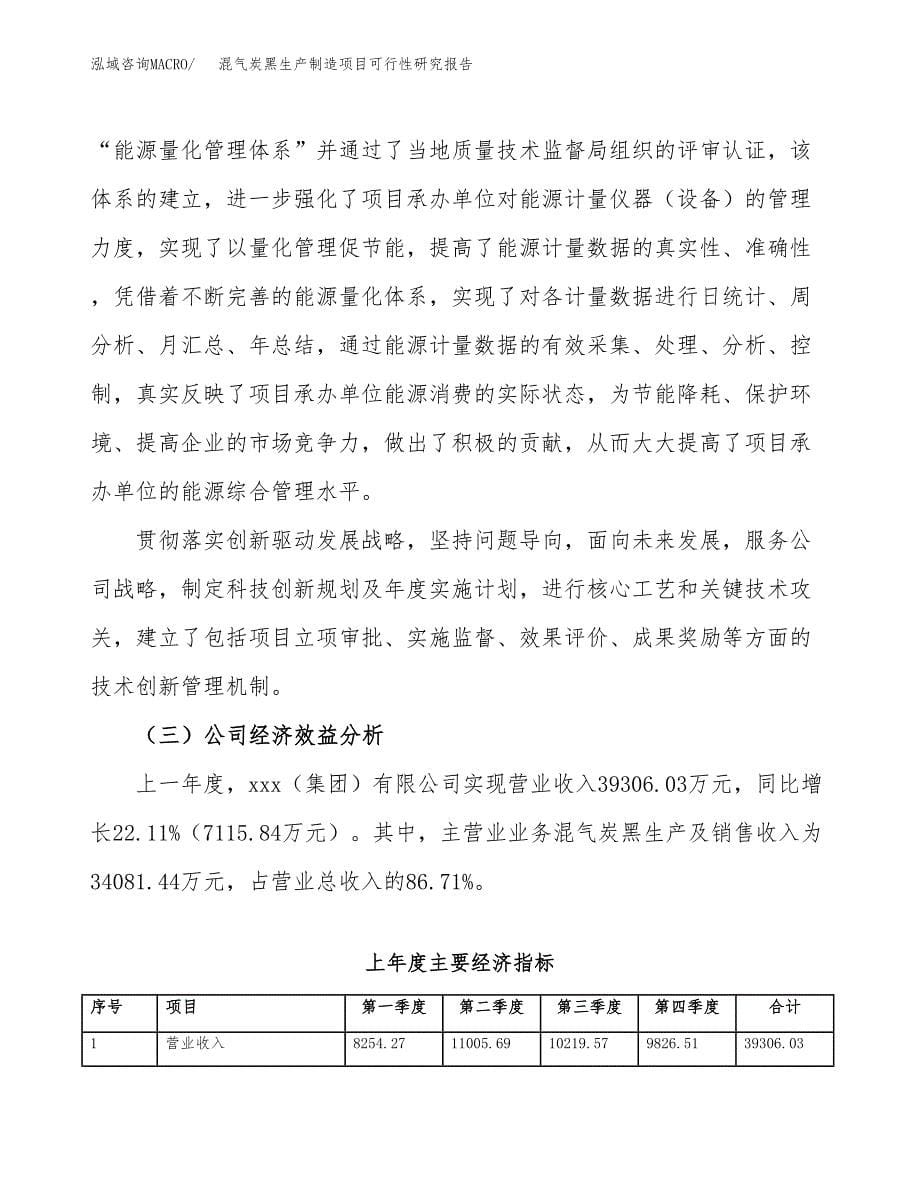 混气炭黑生产制造项目可行性研究报告_第5页