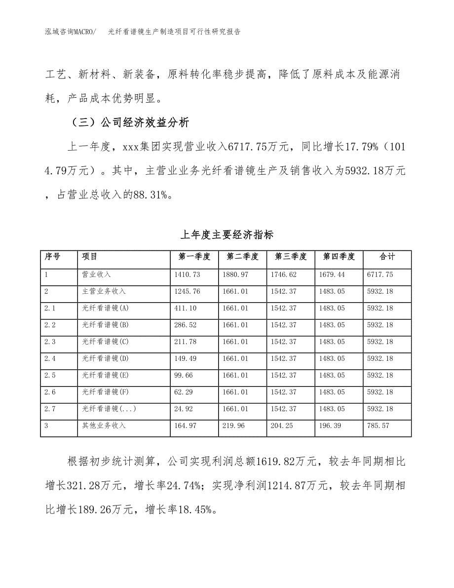 光纤看谱镜生产制造项目可行性研究报告_第5页