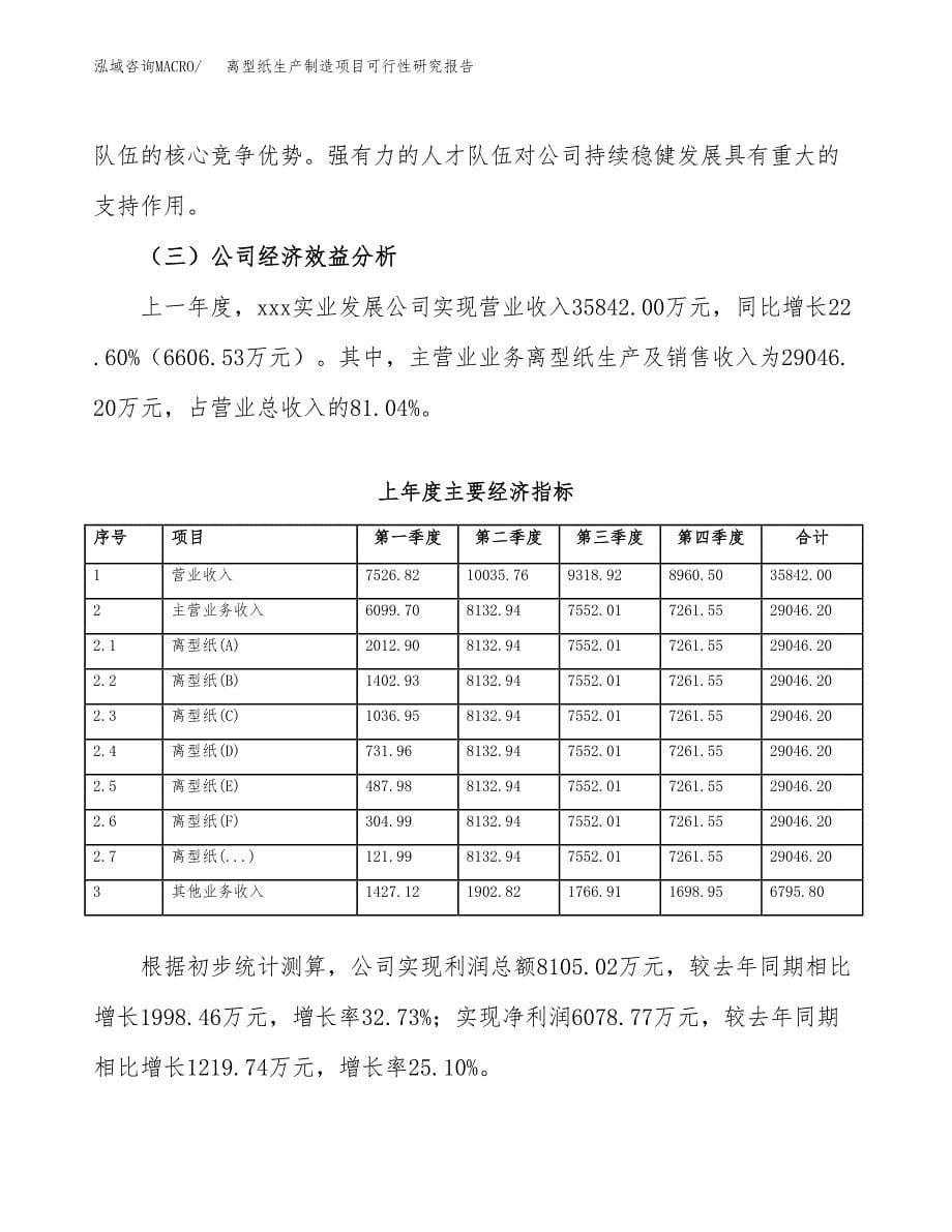 离型纸生产制造项目可行性研究报告_第5页