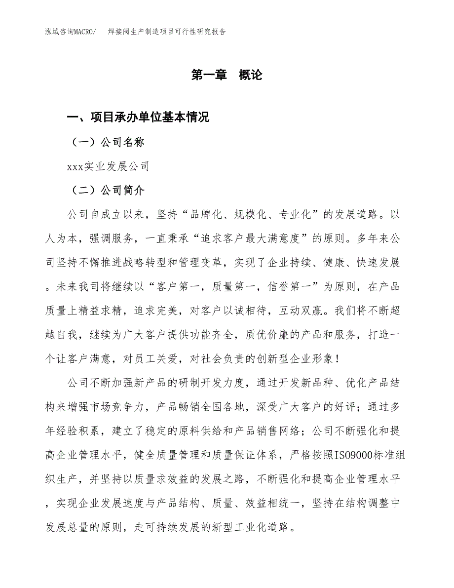 焊接阀生产制造项目可行性研究报告_第4页