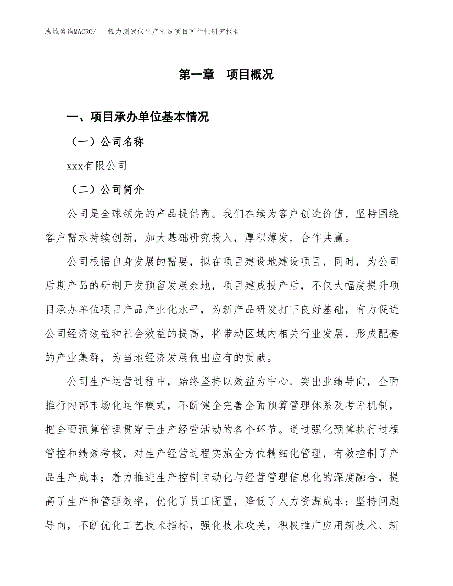 扭力测试仪生产制造项目可行性研究报告_第4页