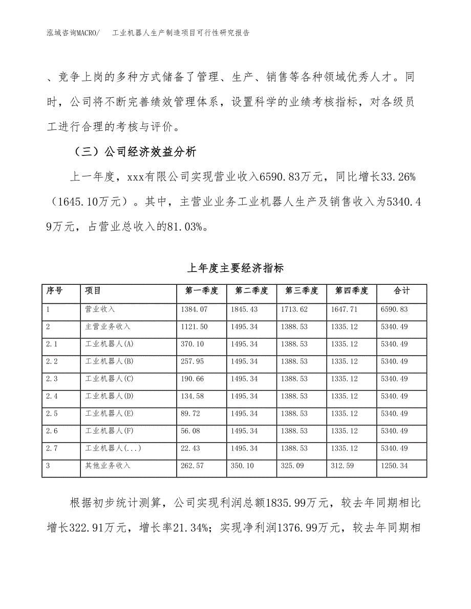 工业机器人生产制造项目可行性研究报告 (1)_第5页