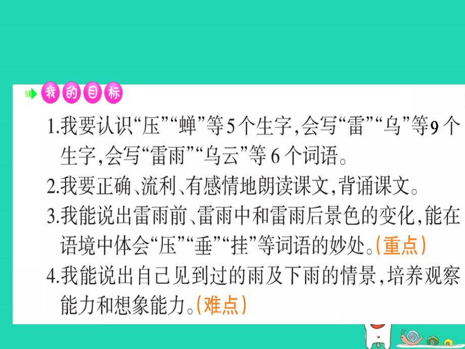 2019版二年级语文下册 第6单元 课文5 第16课 雷雨课堂课件 新人教版_第2页