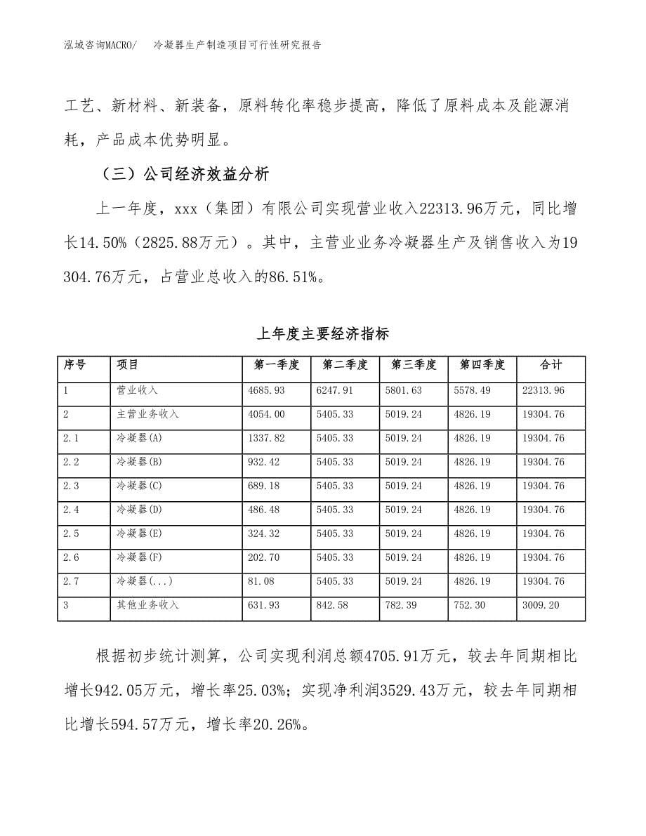 冷凝器生产制造项目可行性研究报告_第5页