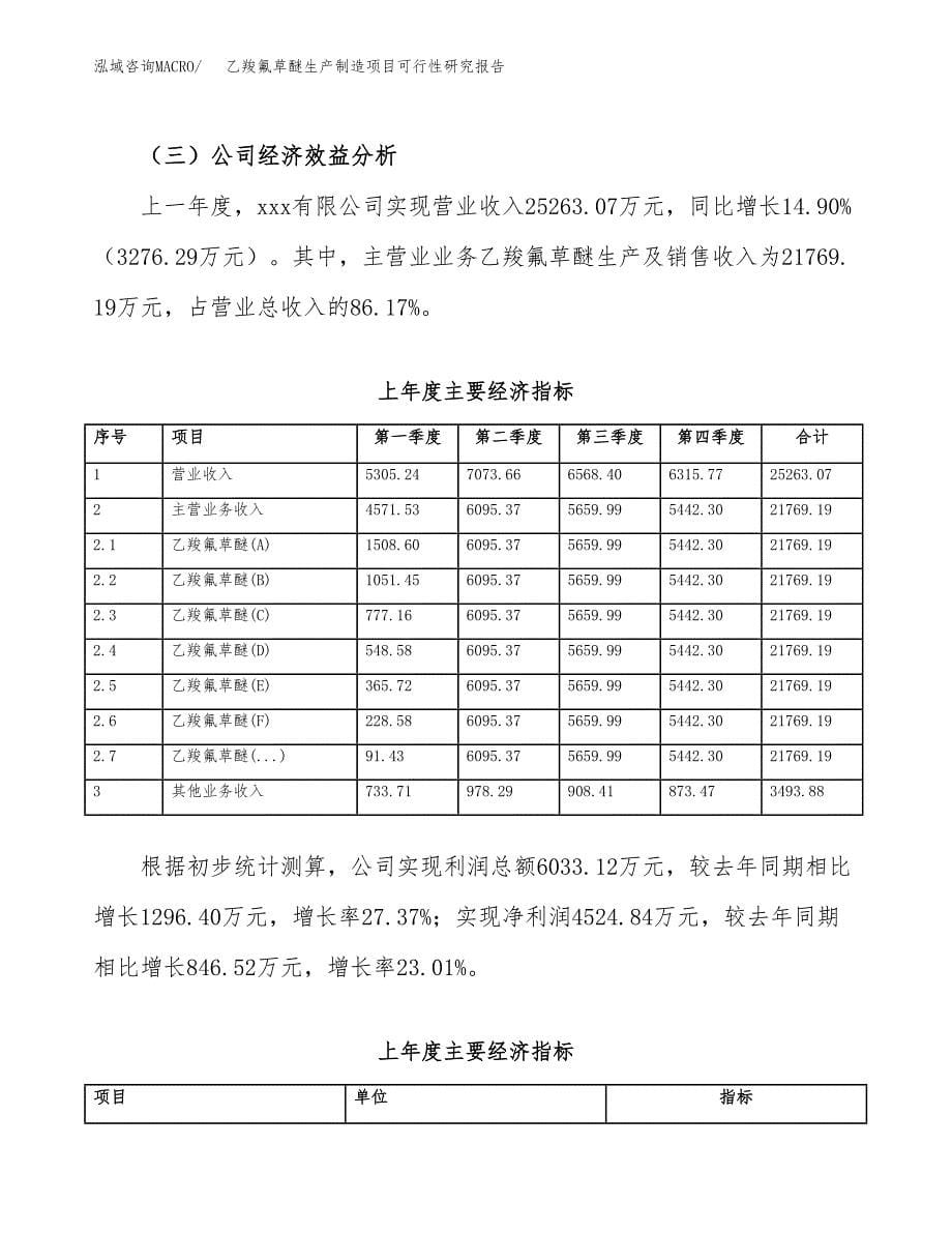 乙羧氟草醚生产制造项目可行性研究报告_第5页