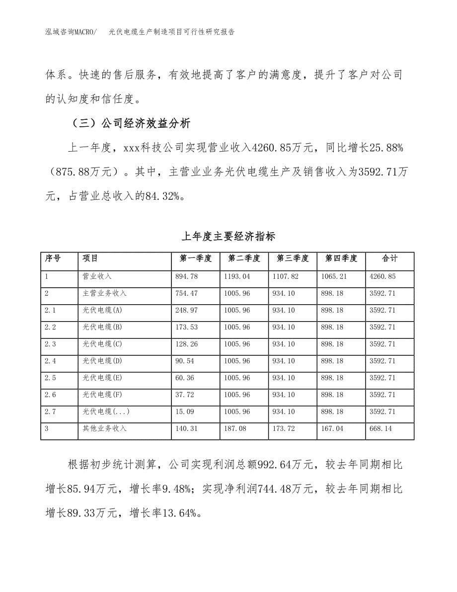 光伏电缆生产制造项目可行性研究报告_第5页