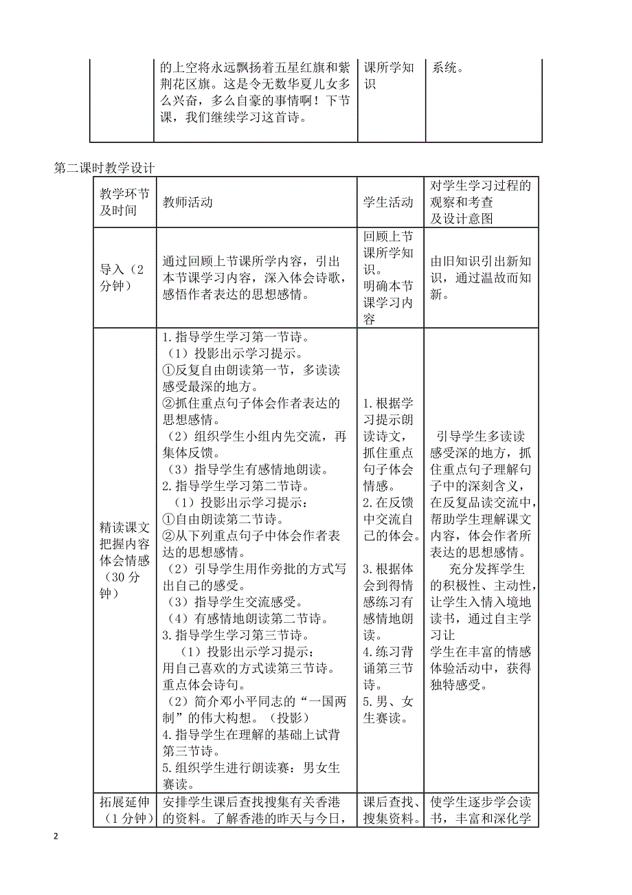 最新小学语文版S版六年级语文上册 8（教案） 明天更辉煌教案2_第2页