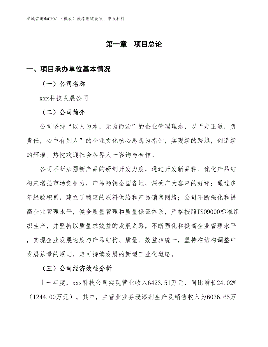 （模板）浸漆剂建设项目申报材料_第4页