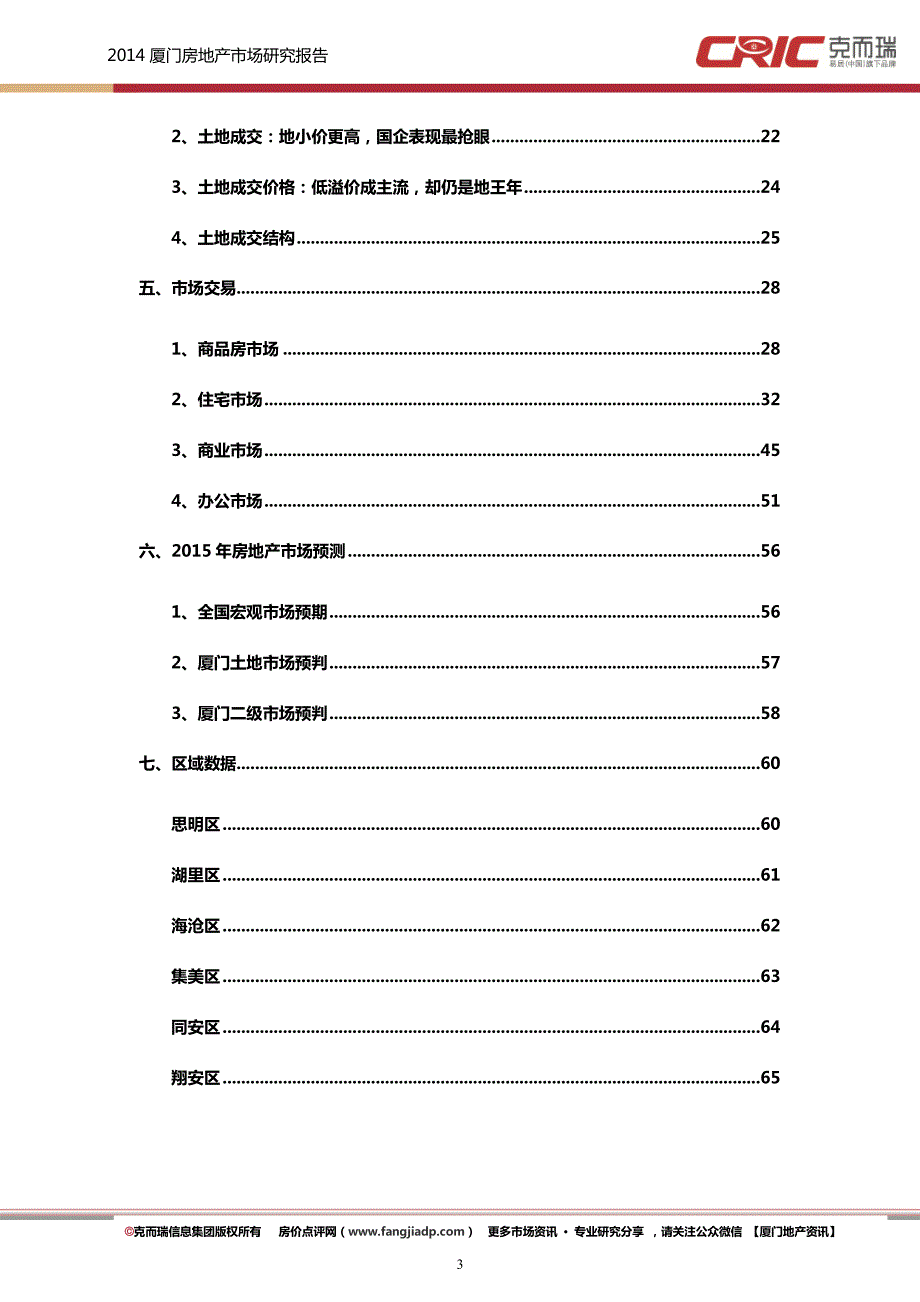 2014年克而瑞-厦门房地产市场研究报告_第3页