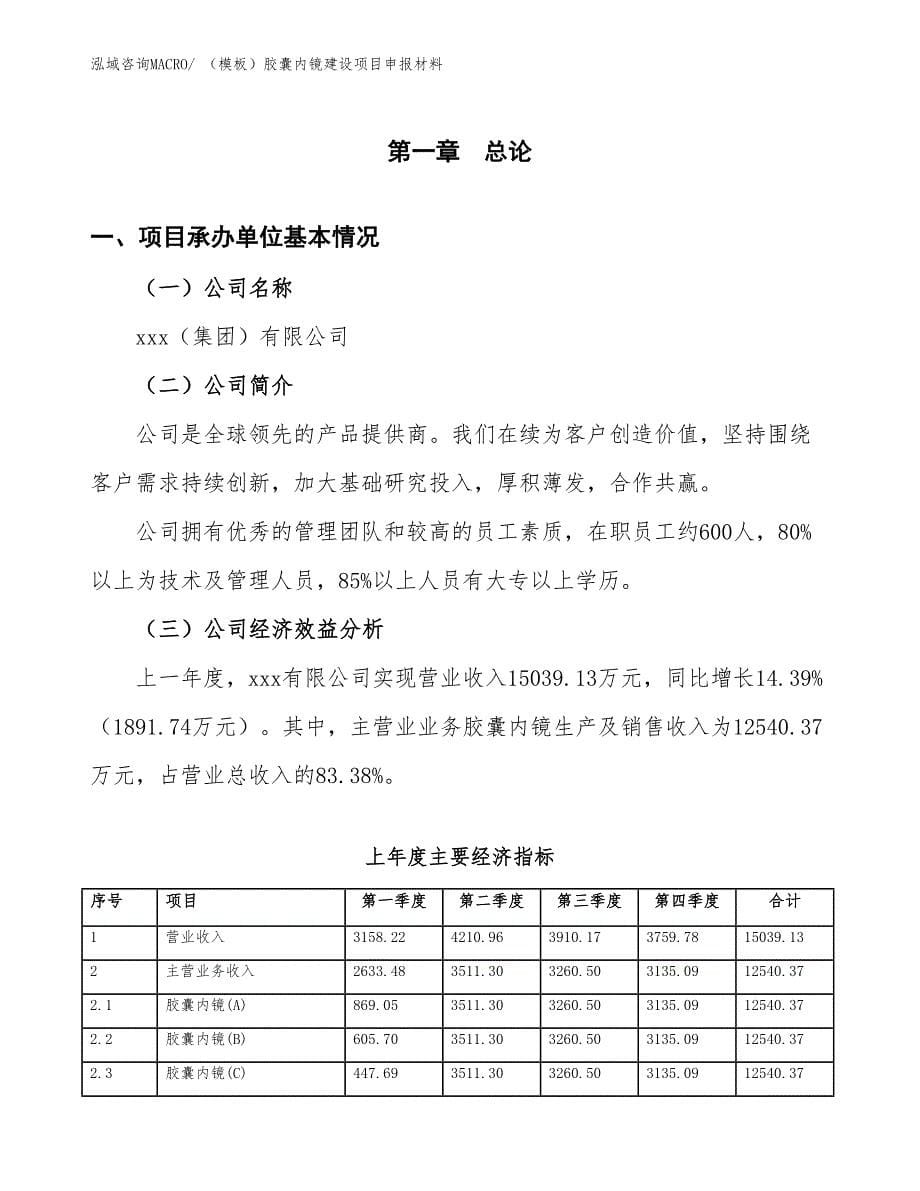 （模板）胶囊内镜建设项目申报材料_第5页