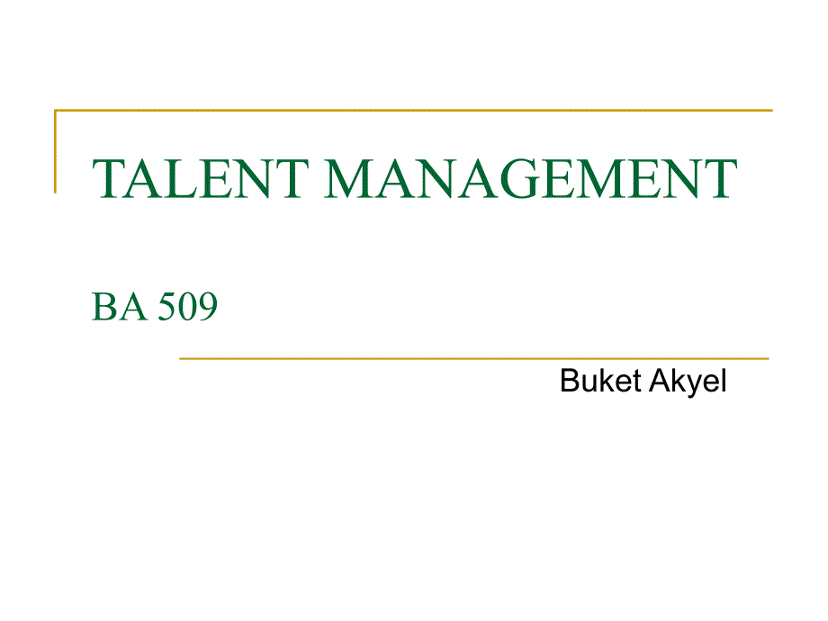 talent management人才管理_第1页