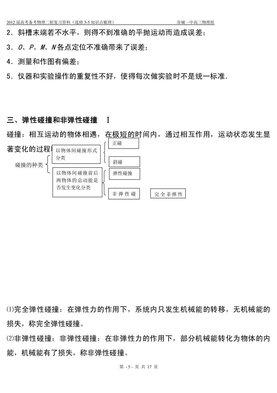 物理选修3-5知识点总结(详细)_第5页