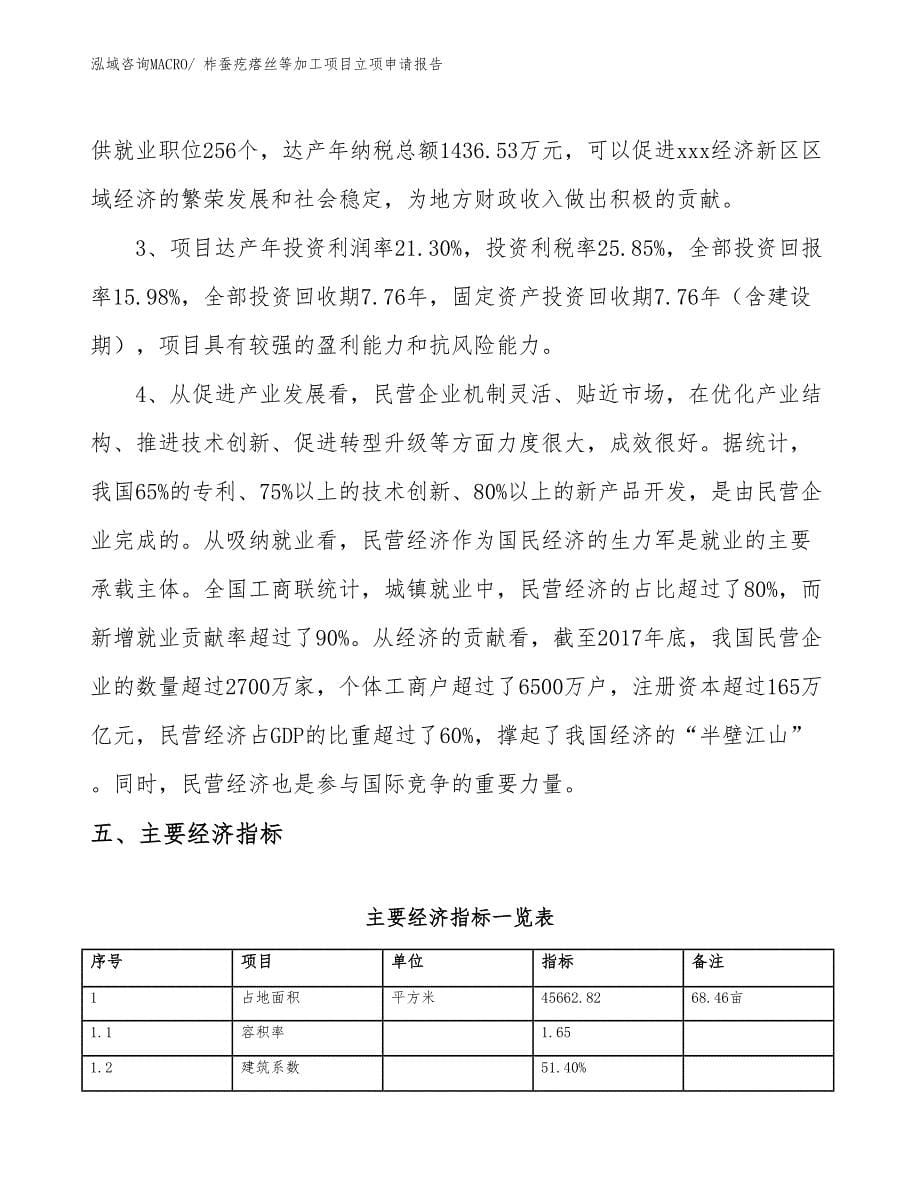 （分析）柞蚕疙瘩丝等加工项目立项申请报告_第5页