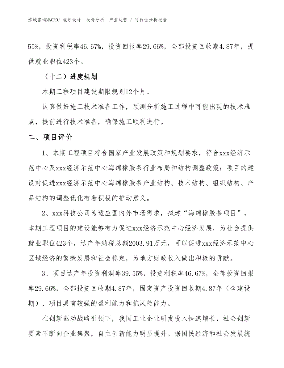 海绵橡胶条项目可行性分析报告_第3页