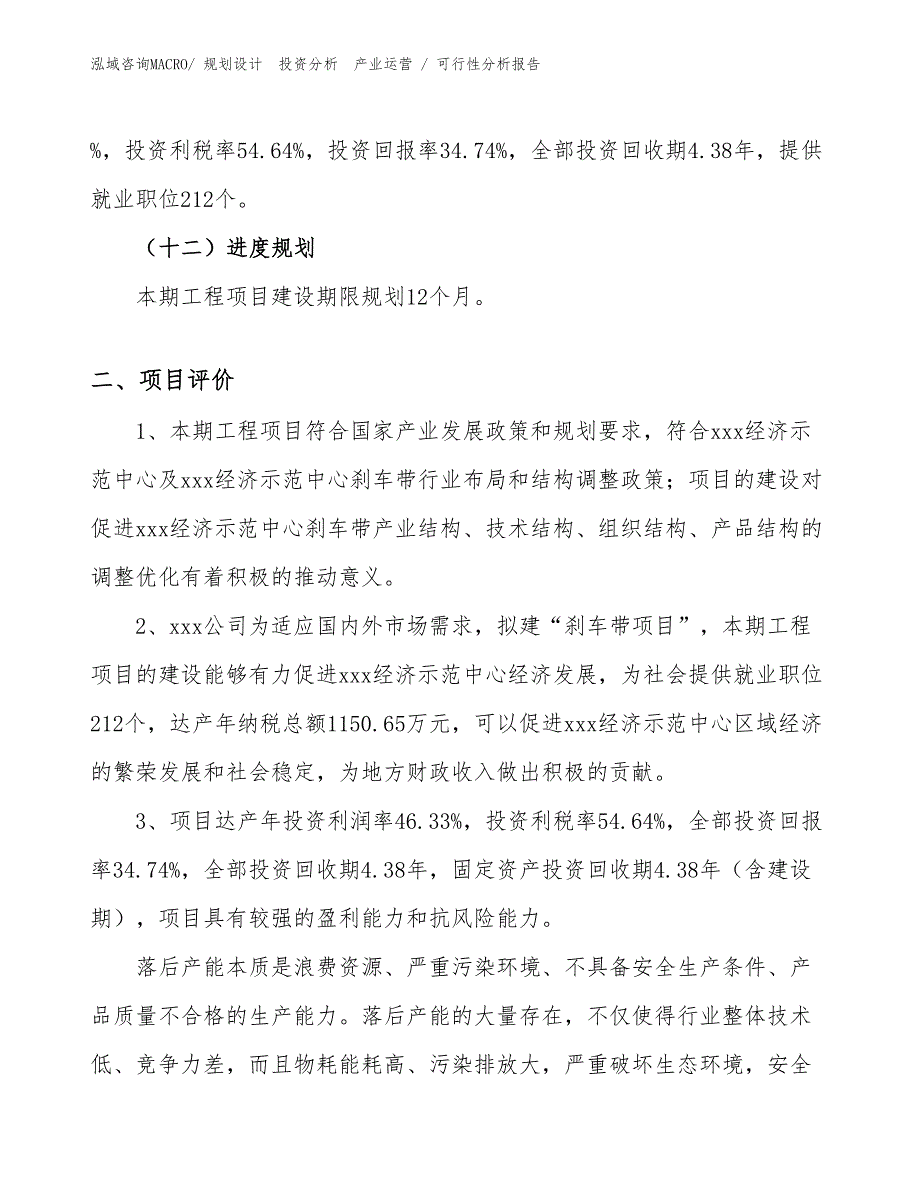 刹车带项目可行性分析报告_第3页